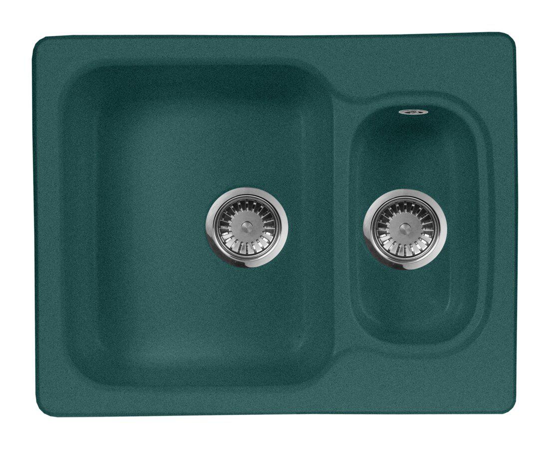 

Мойка кухонная AQUAGRANITEX, Зеленый, M-09 (305)