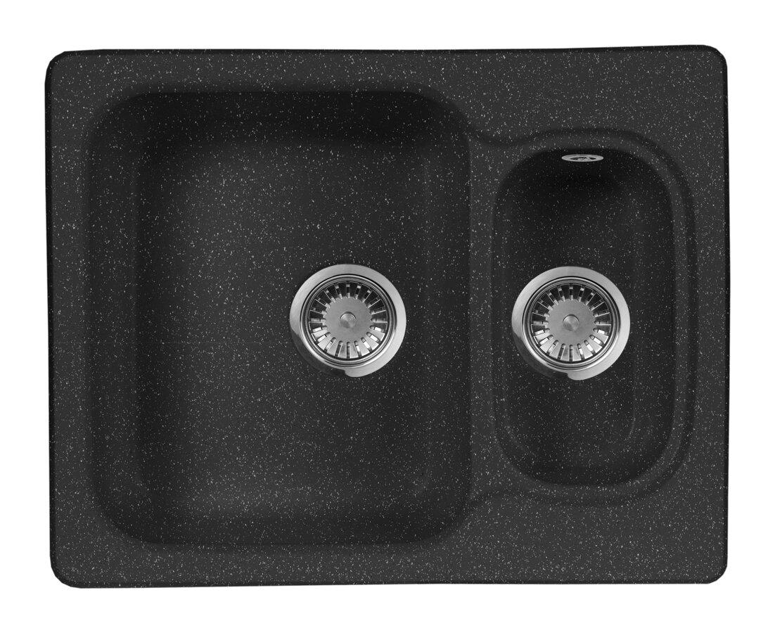 

Мойка кухонная AQUAGRANITEX, Черный, M-09 (308)