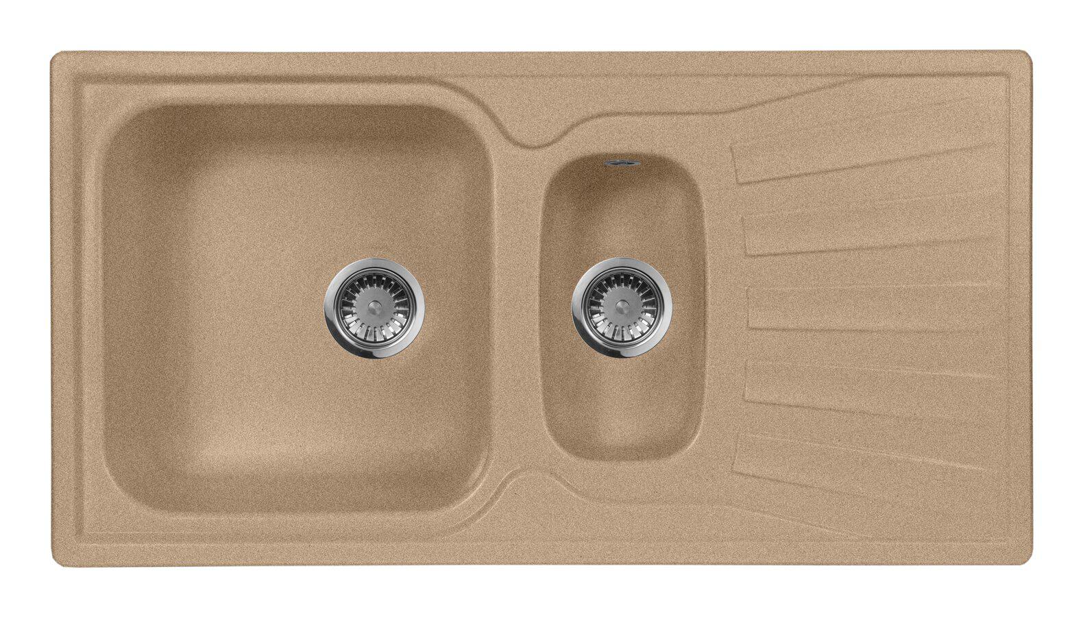 

Мойка кухонная AQUAGRANITEX, Песочный, M-09K (302)