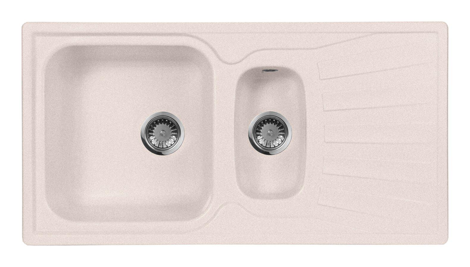 

Мойка кухонная AQUAGRANITEX, Светло-розовый, M-09K (311)