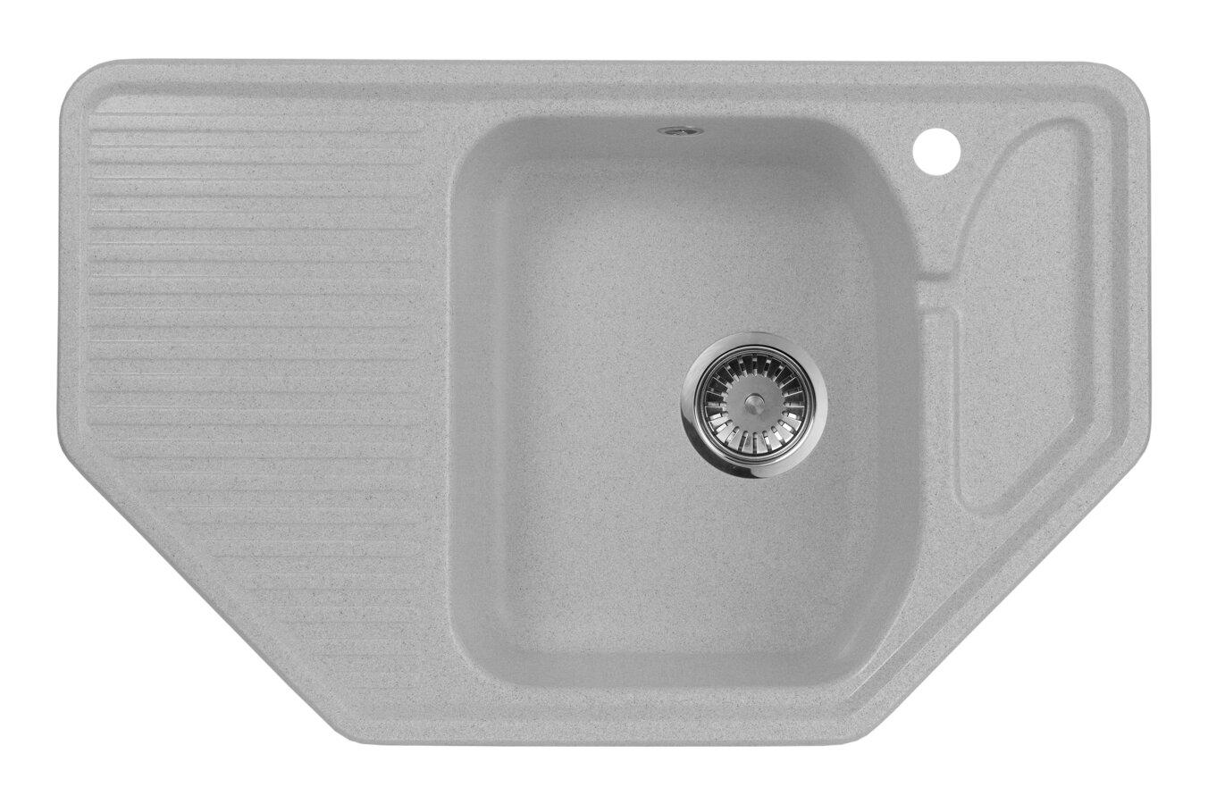 

Мойка кухонная AQUAGRANITEX, Серый, M-10 (310)