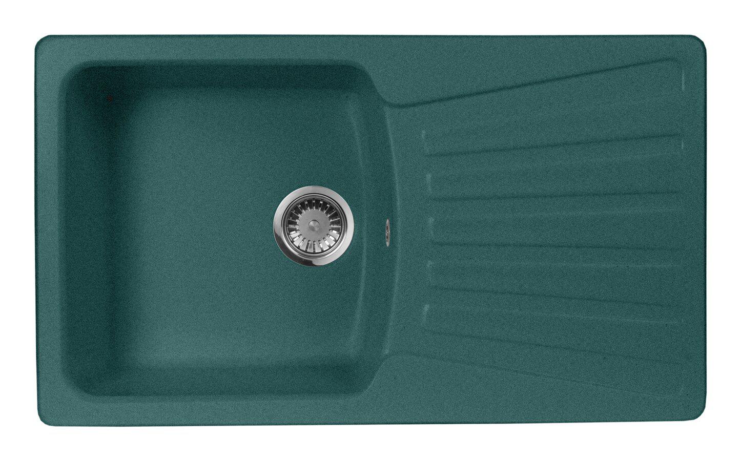 

Мойка кухонная AQUAGRANITEX, Зеленый, M-12 (305)