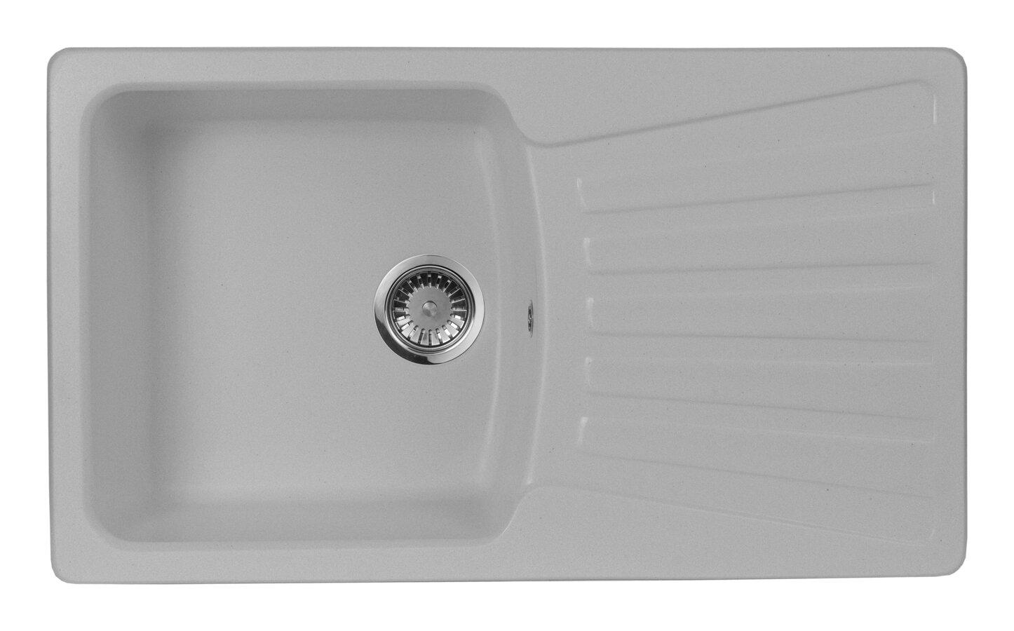 

Мойка кухонная AQUAGRANITEX, Серый, M-12 (310)