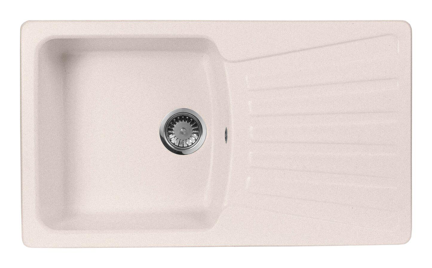 

Мойка кухонная AQUAGRANITEX, Светло-розовый, M-12 (311)
