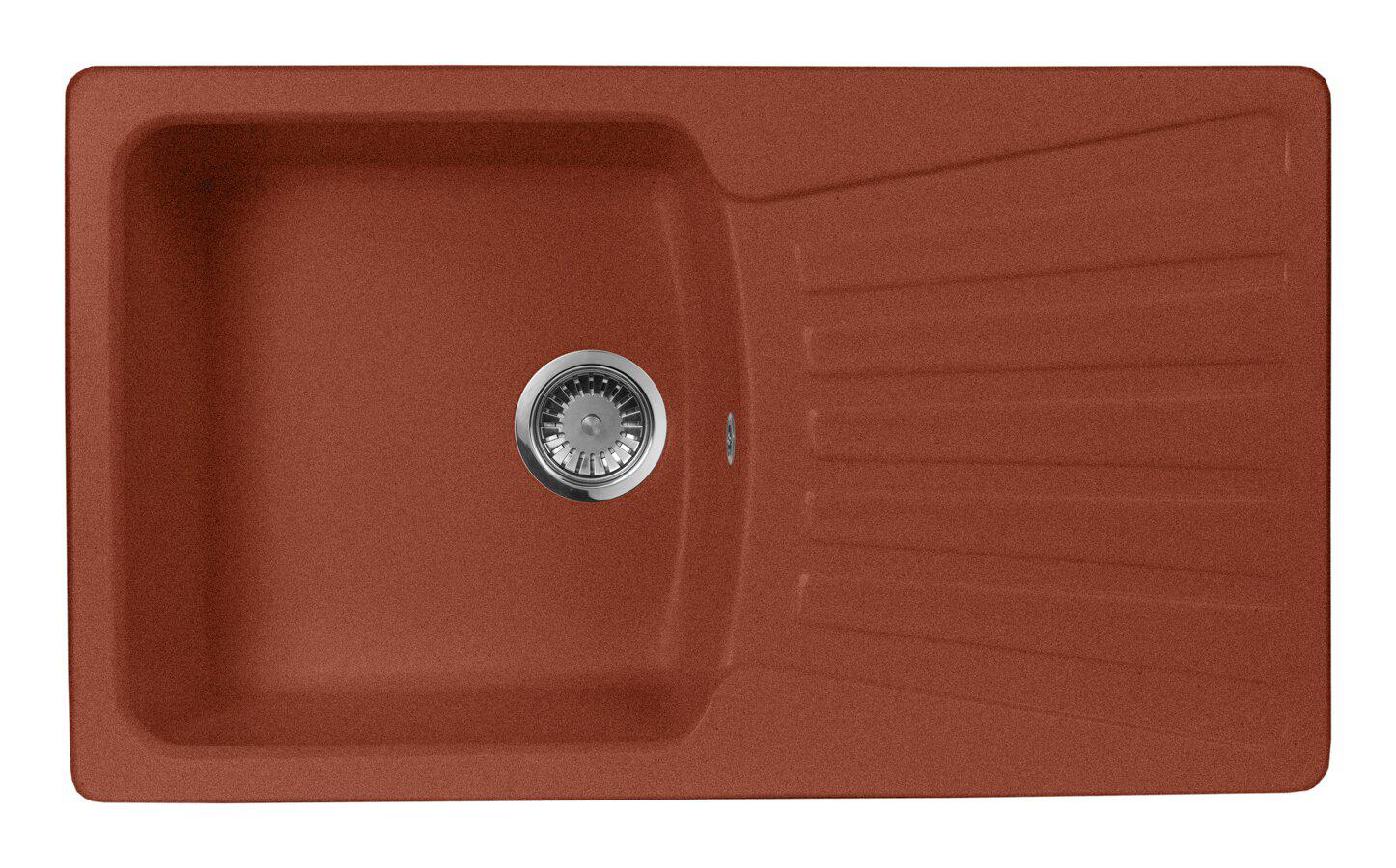 

Мойка кухонная AQUAGRANITEX, Красный марс, M-12 (334)