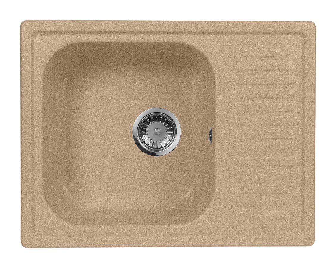 

Мойка кухонная AQUAGRANITEX, Песочный, M-13 (302)