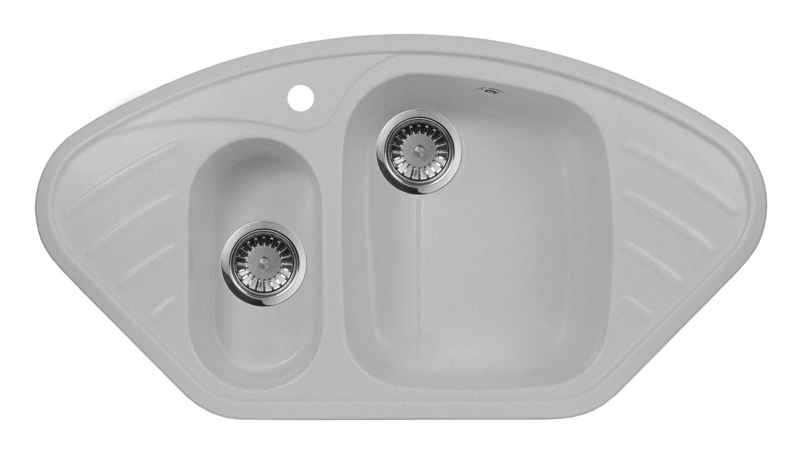 

Мойка кухонная AQUAGRANITEX, Серый, M-14 (310)