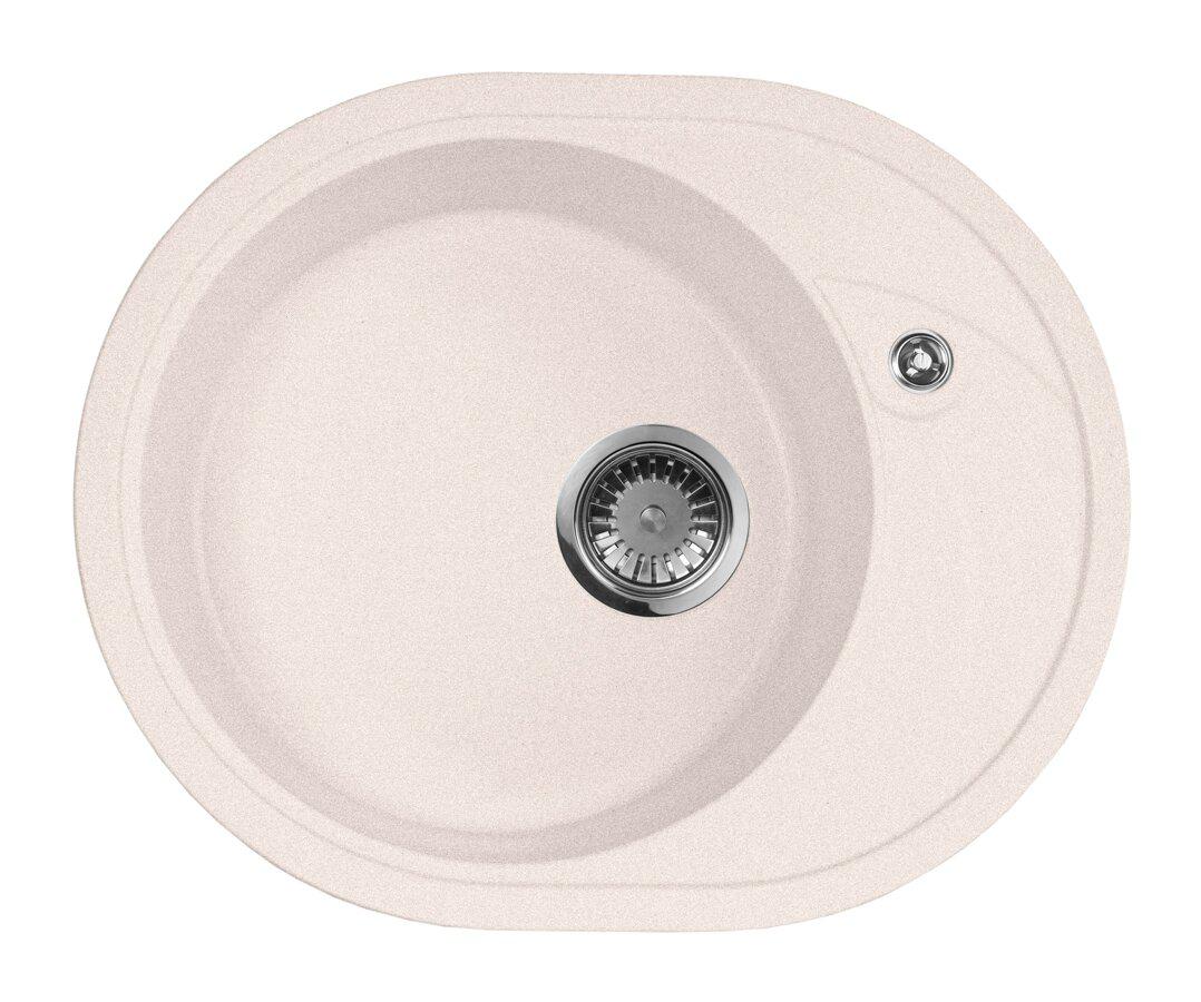 

Мойка кухонная AQUAGRANITEX, Светло-розовый, M-18L (311)