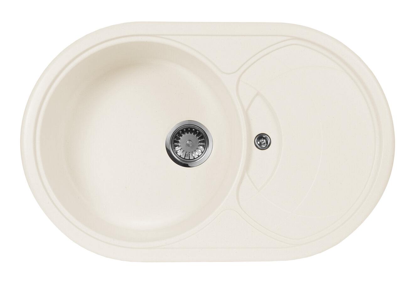 

Мойка кухонная AQUAGRANITEX, Белый, M-18S (331)