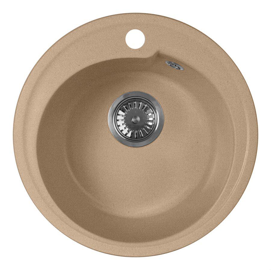 

Мойка кухонная AQUAGRANITEX, Песочный, M-45 (302)