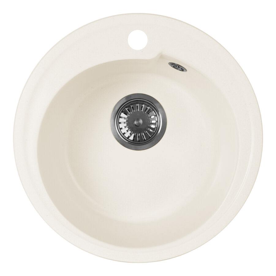 

Мойка кухонная AQUAGRANITEX, Белый, M-45 (331)