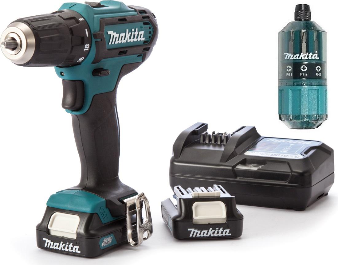 

Дрель-шуруповерт MAKITA, DF333DWYE4