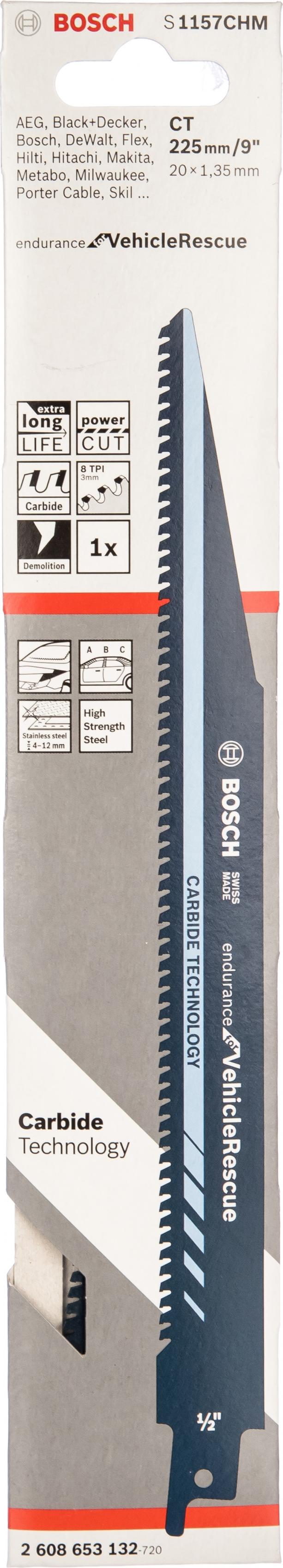 

Полотно для сабельной пилы BOSCH, 225мм, TPI 8 (2608653132)