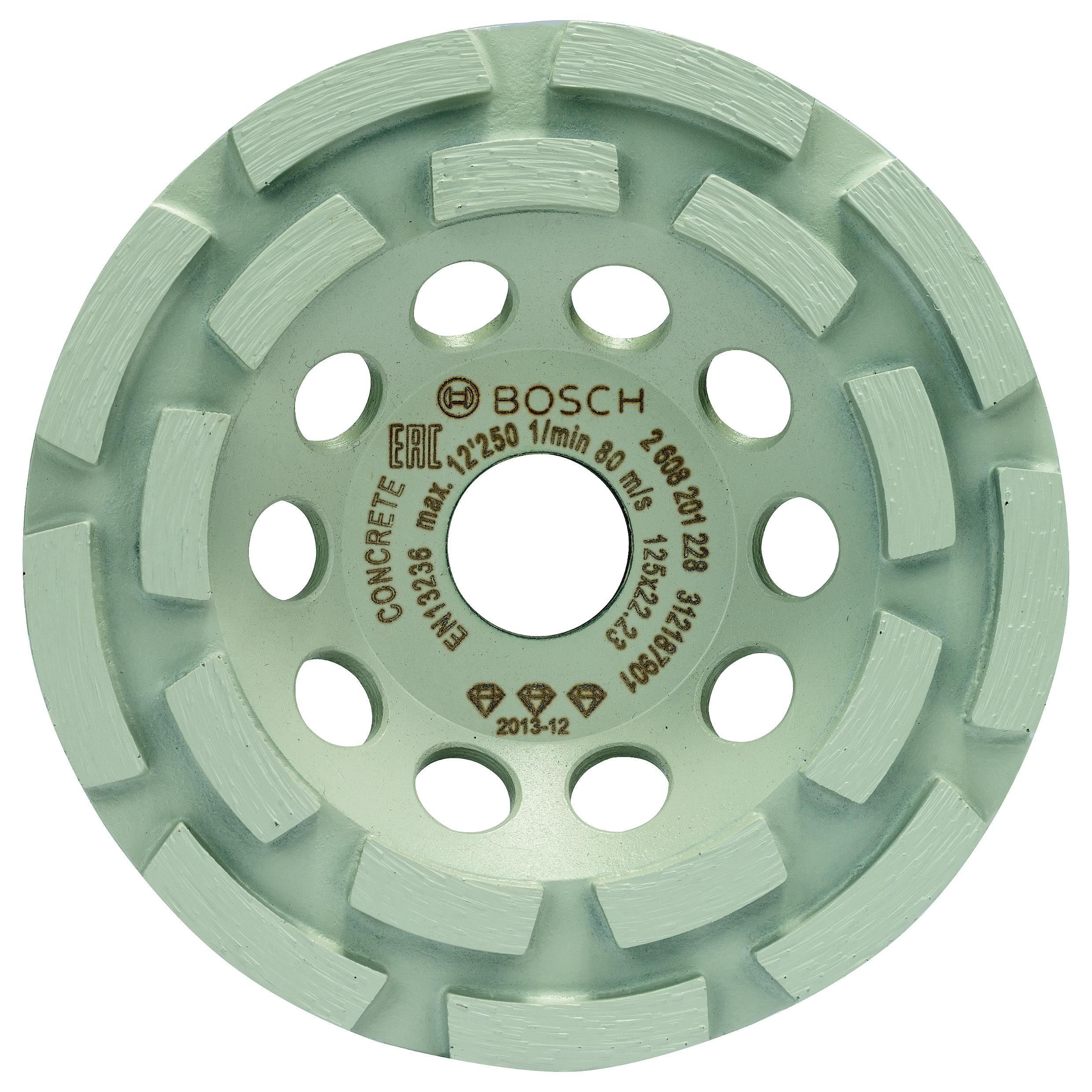 

Чашка шлифовальная BOSCH, Ф125мм по бетону (2608201228 Best)