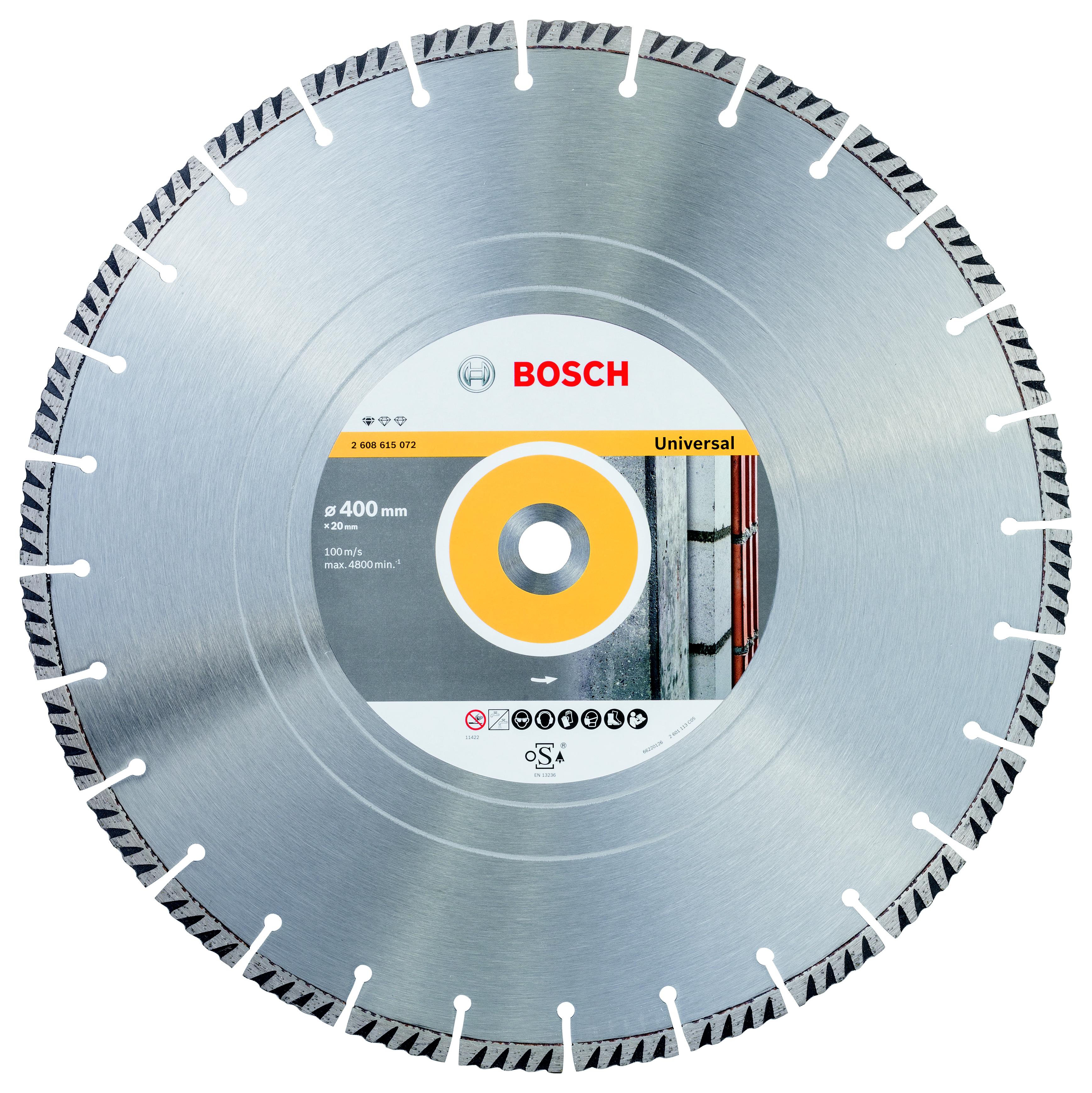 

Круг алмазный BOSCH, Standard for Universal (2608615072) Ф400х20мм универсальный