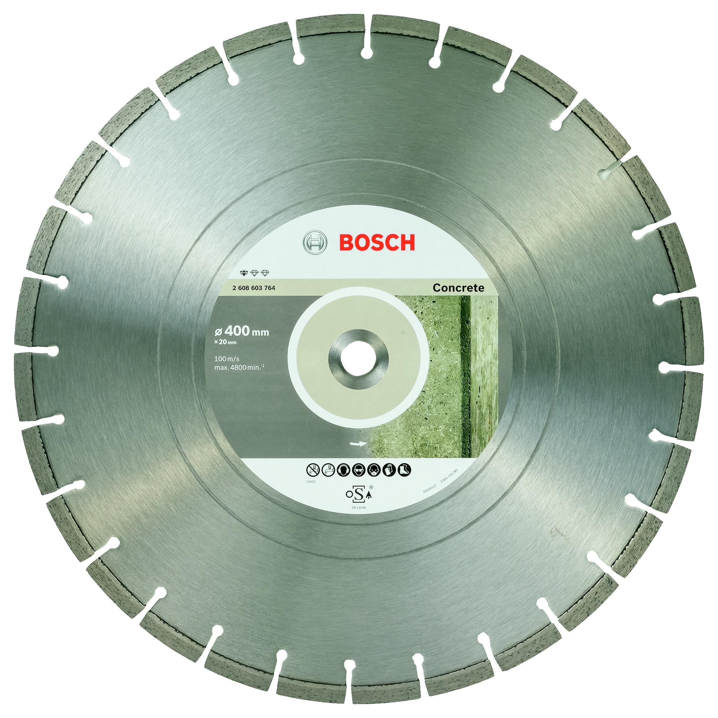 

Круг алмазный BOSCH, Standard for Concrete (2608603764) Ф400х20мм по бетону