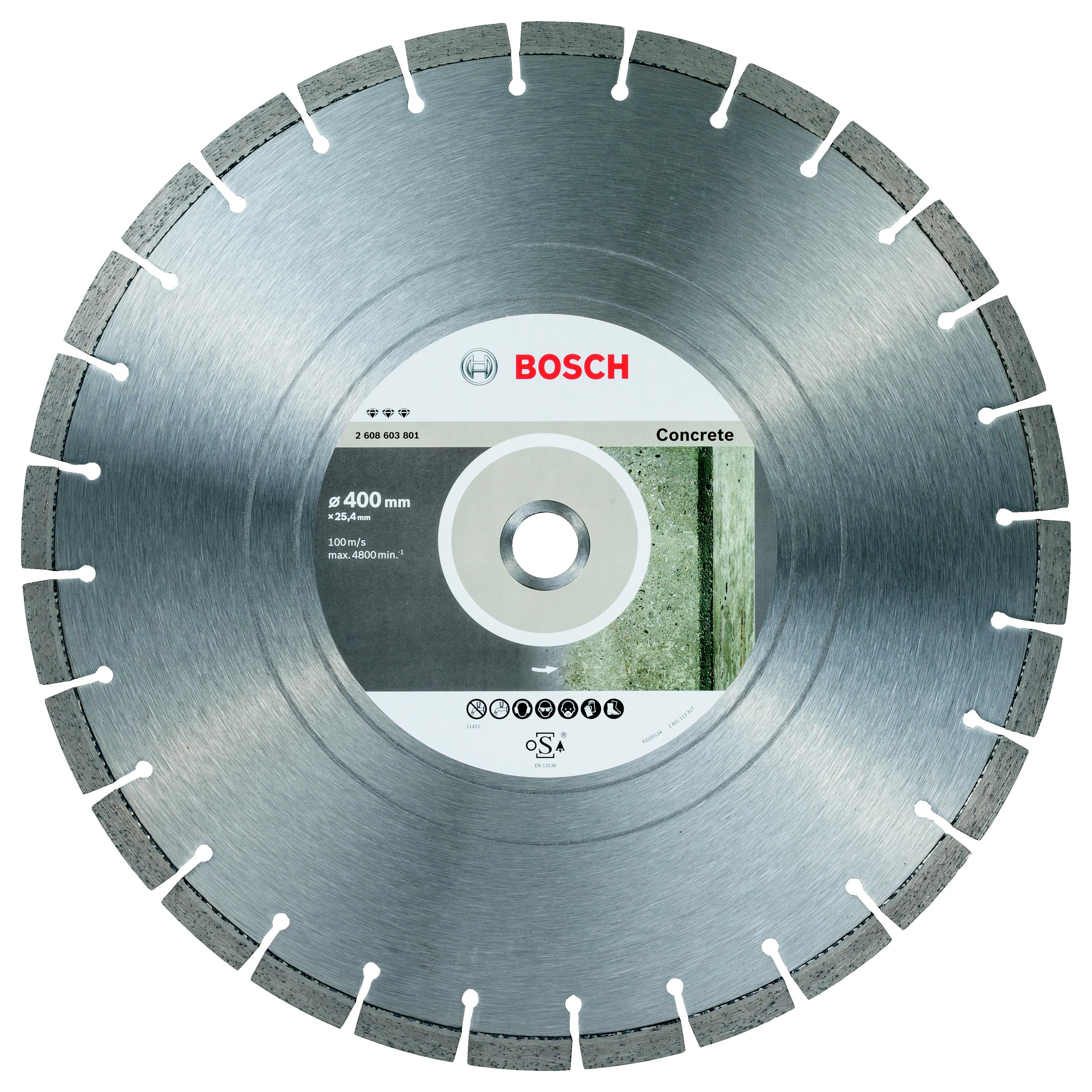 

Круг алмазный BOSCH, Best for Concrete (2608603801) Ф400х25.4мм по бетону