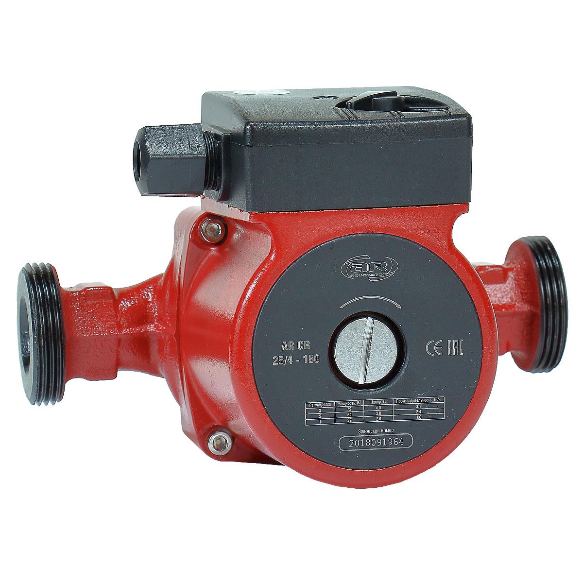 

Циркуляционный насос AQUAMOTOR, AR CR 25/4-180 red AR153009