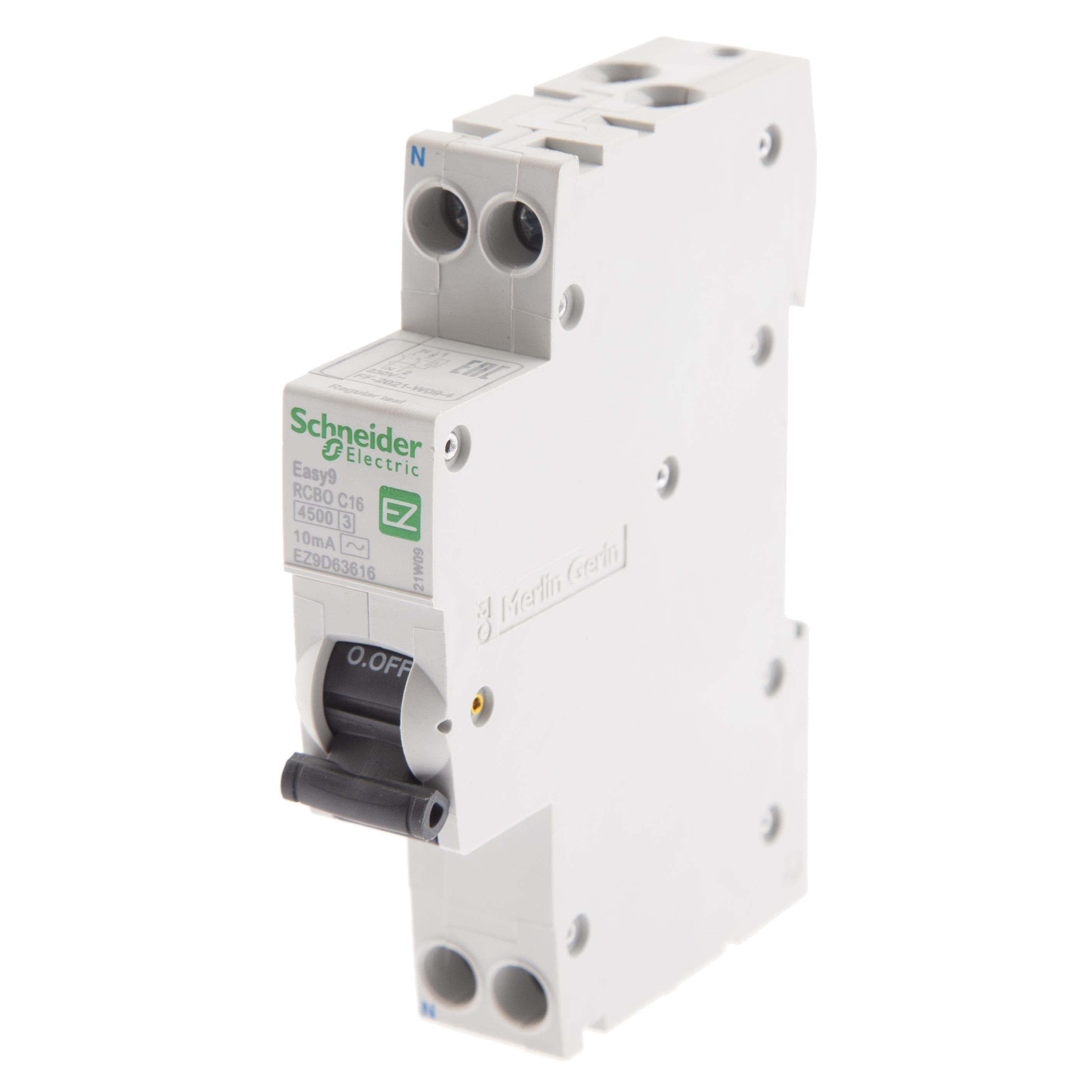 

Диф. автомат SCHNEIDER ELECTRIC, EZ9D63616 компактный