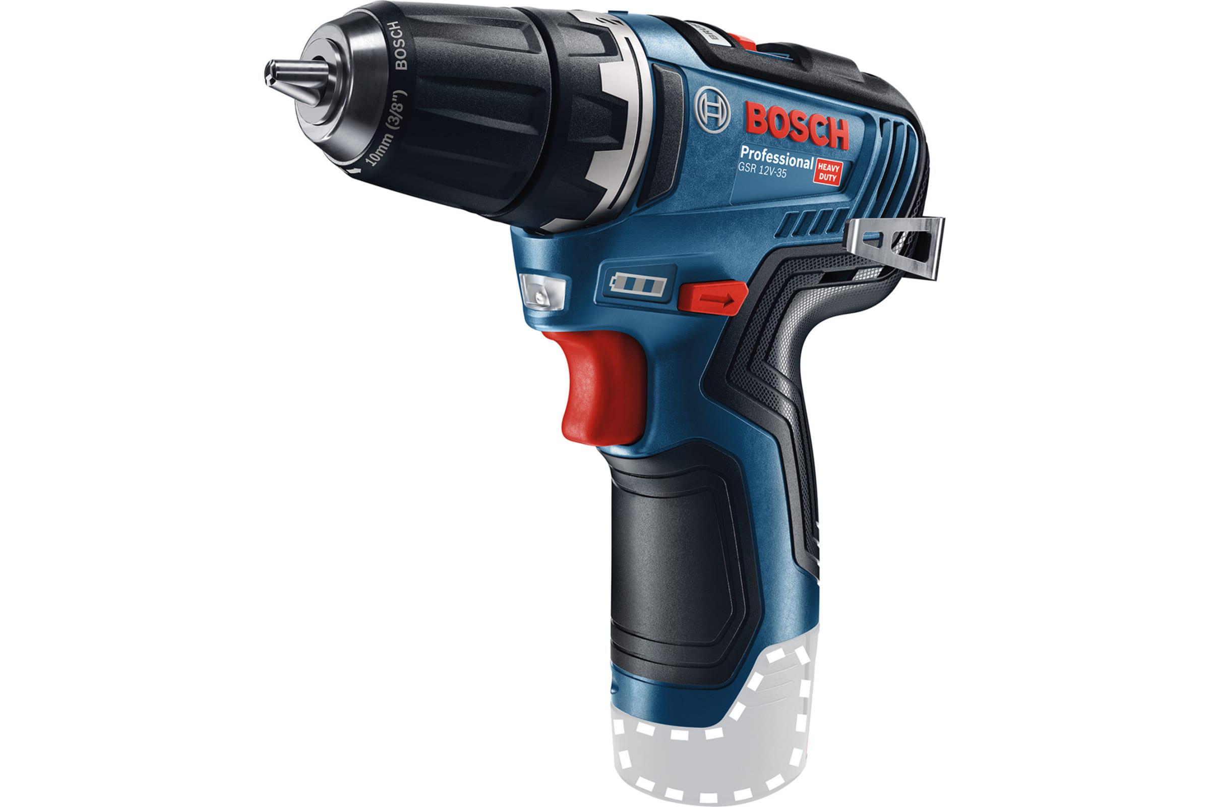 

Дрель-шуруповерт BOSCH, GSR 12V-35 (06019H8000) без акк и з.у
