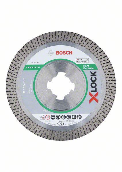 

Круг алмазный BOSCH, X-lock (2608615134) Ф115хX-LOCKмм по керамике