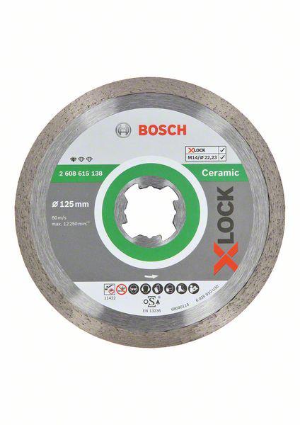 

Круг алмазный BOSCH, standard for ceramic (2608615138) Ф125хX-LOCKмм по керамике