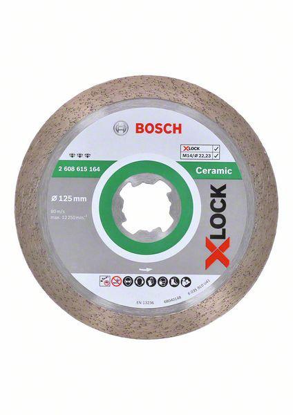 

Круг алмазный BOSCH, best for ceramic (2608615164) Ф125хX-LOCK по керамике
