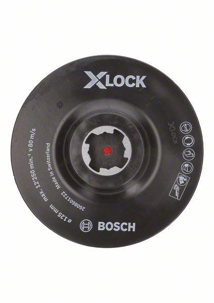 

Тарелка BOSCH, Черный/красный, X-lock 125мм (2608601722)