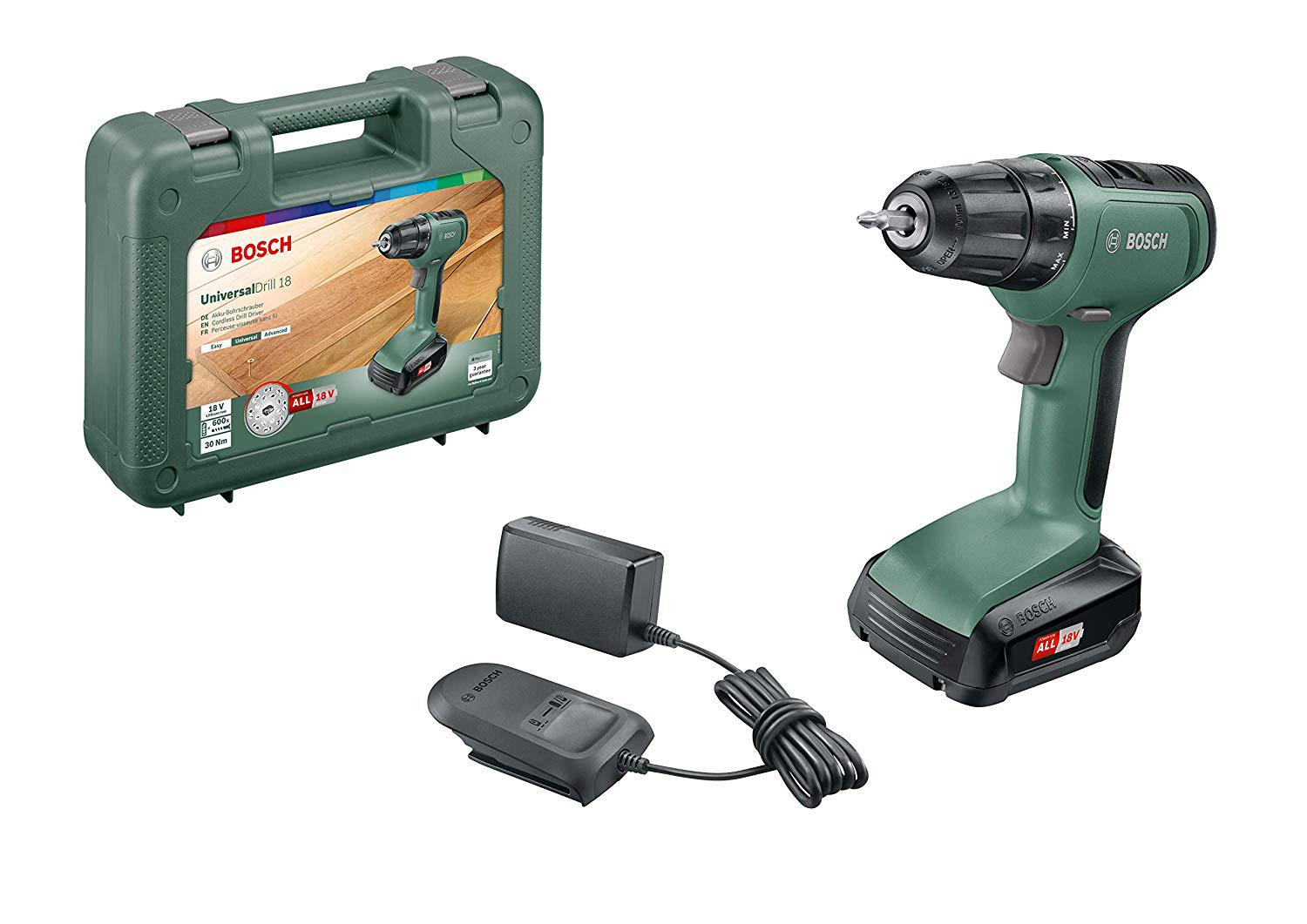 

Дрель аккумуляторная BOSCH, UniversalDrill 06039C8004
