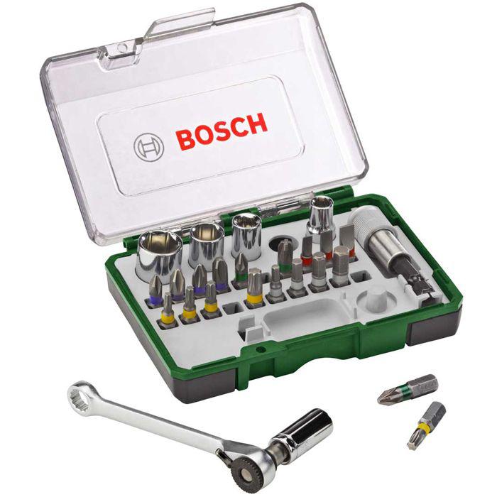 

Набор бит и головок BOSCH, S 1/4'' PROMOLINE-27 (2607017160)