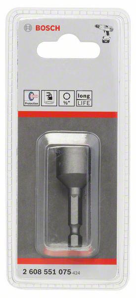 

Головка торцевая BOSCH, размер 1/2'', H 50мм, S 1/4'' (2608550041)