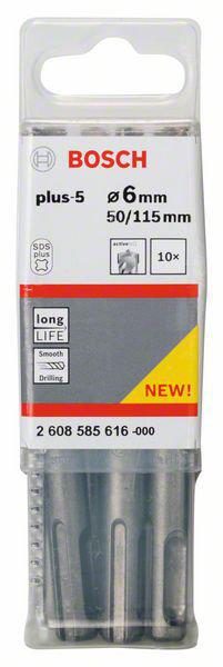 

Набор буров BOSCH, Ф6х115мм SDS Plus (2 608 585 616)