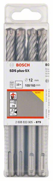 

Набор буров BOSCH, Ф12х160мм SDS Plus (2 608 833 905)
