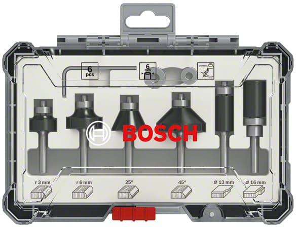

Набор фрез BOSCH, S6мм (2607017468)