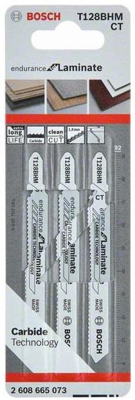 

Пилки для лобзика BOSCH, T128BHM Endurance for Laminate (2608665073)