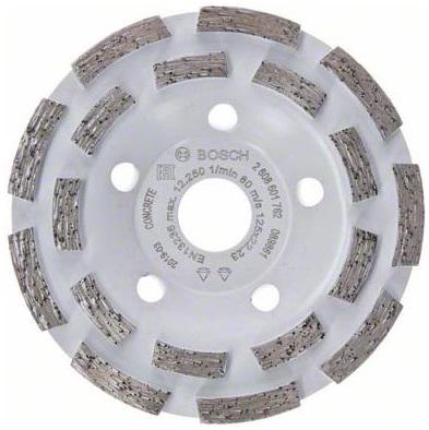 

Чашка шлифовальная BOSCH, Ф125х22мм по бетону (Expert for Concrete 2608601762)