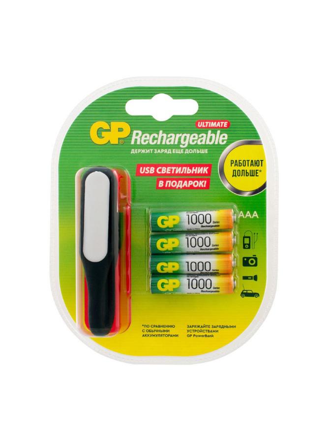 

Аккумуляторы GP, 100AAAHC/USBLED-2CR440/240