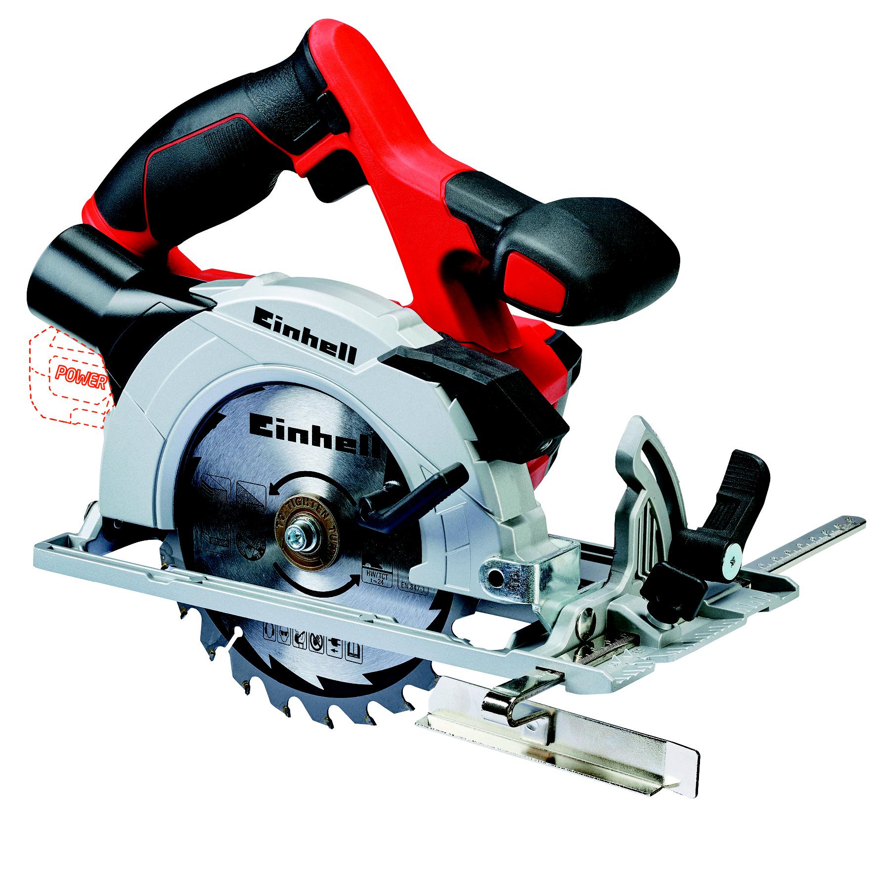 

Пила циркулярная EINHELL, PXC TE-CS 18/165 Li-Solo (4331204) без акк. и з.у
