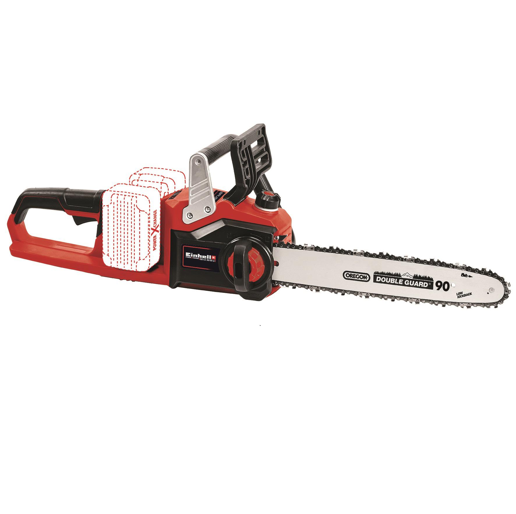 

Пила цепная аккумуляторная EINHELL, PXC GE-LC 36/35 Li-Solo (4501780) без акк. и з.у