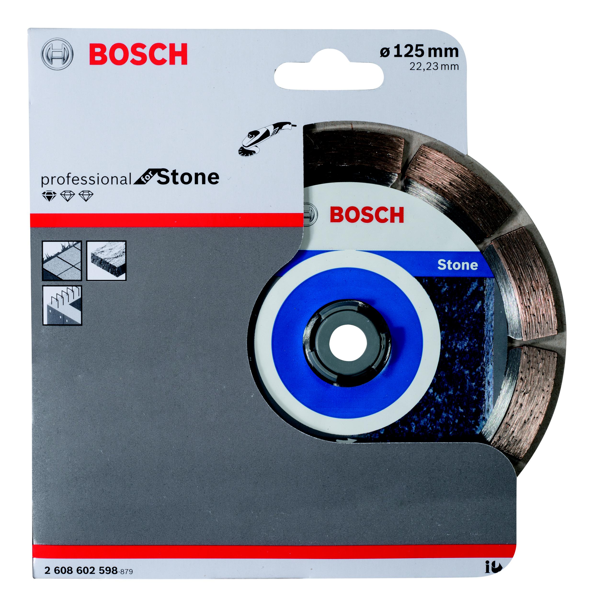 

Круг алмазный BOSCH, Standard for Stone 125x22 (2608602598) Ф125х22мм по граниту