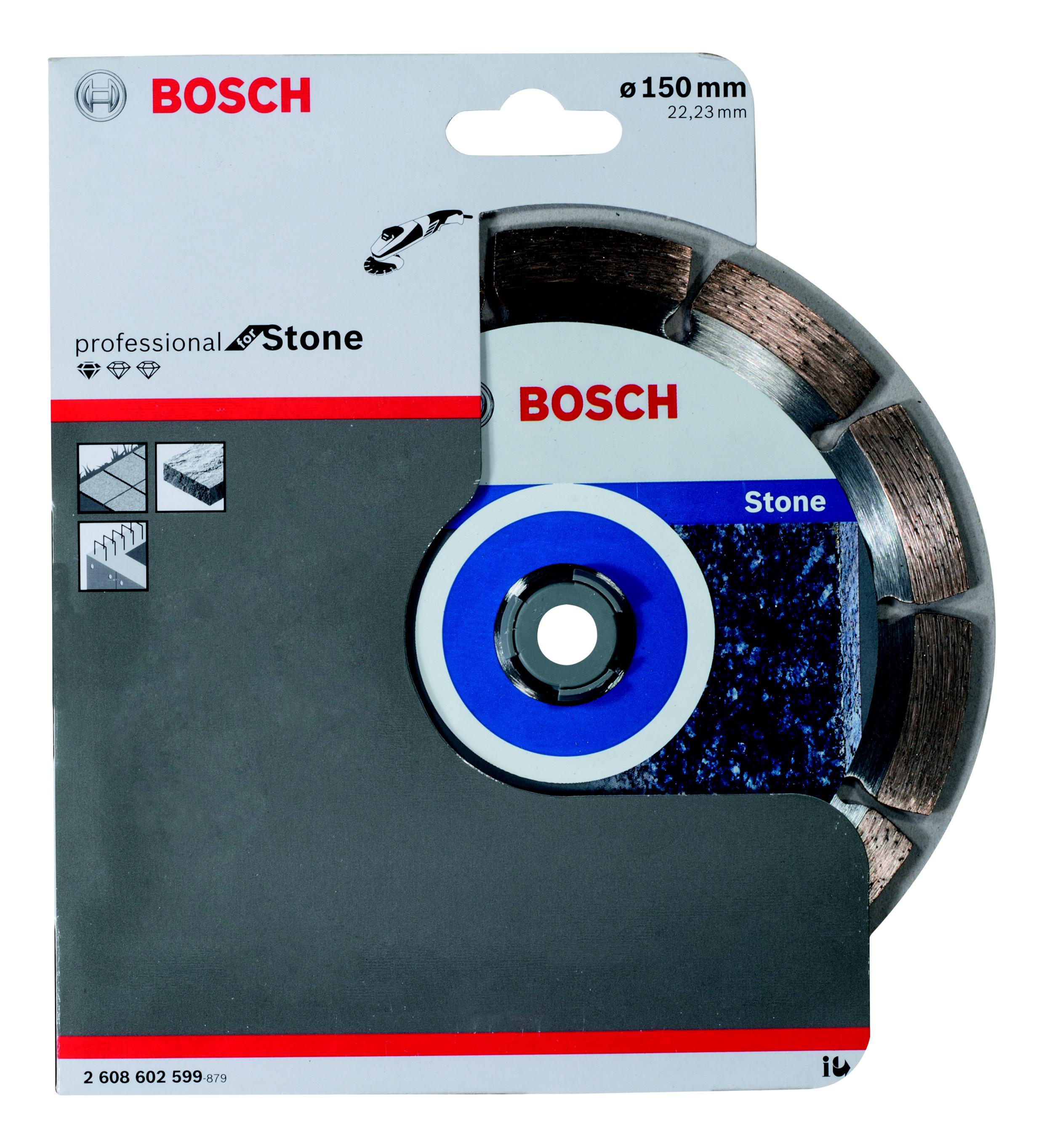 

Круг алмазный BOSCH, Standard for Stone 150x22 (2608602599) Ф150х22мм по граниту