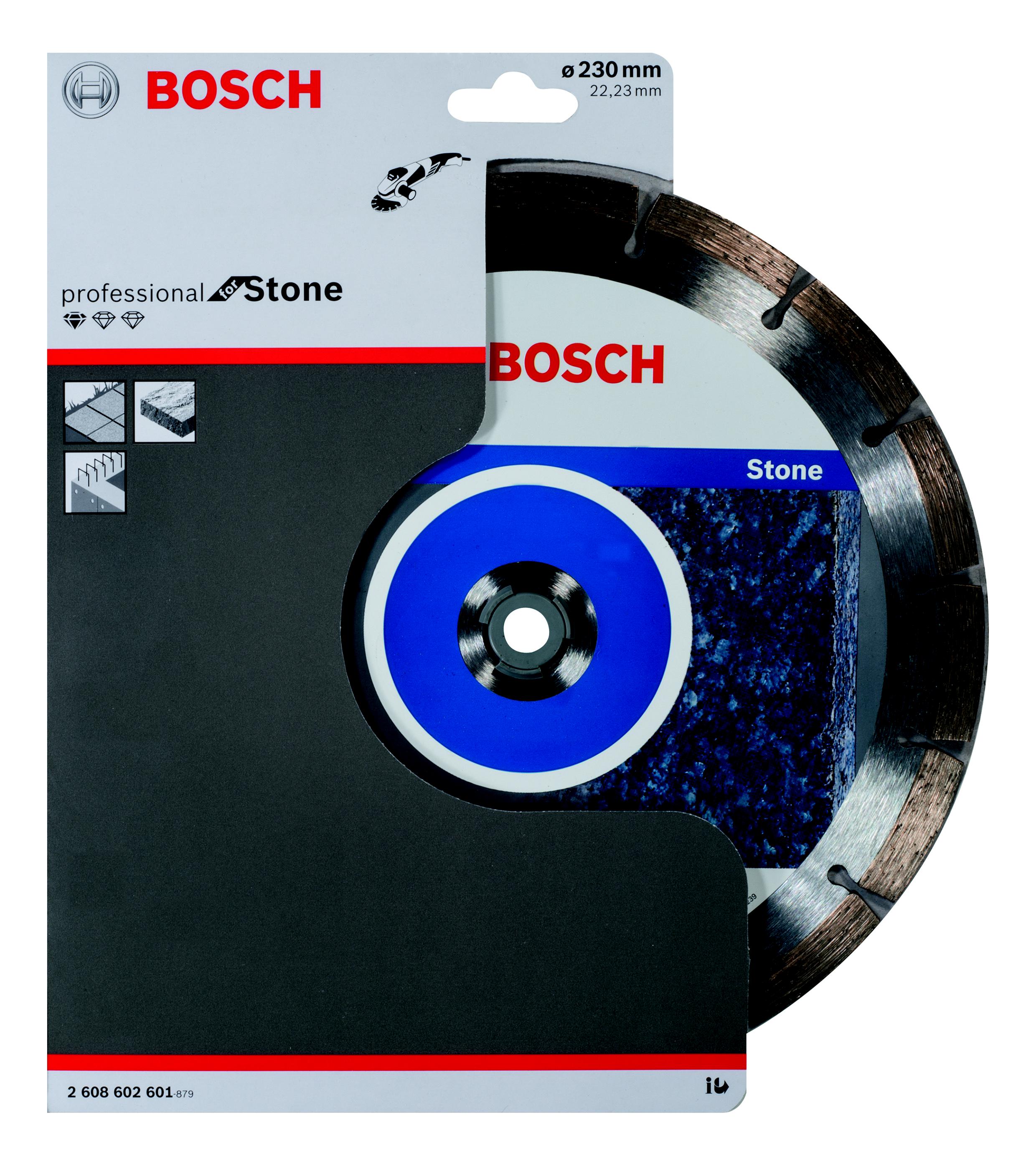 

Круг алмазный BOSCH, Standard for Stone 230x22 (2608602601) Ф230х22мм по граниту