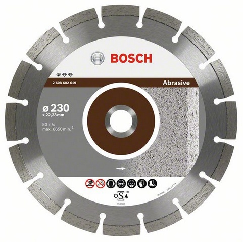 

Круг алмазный BOSCH, Standard for Abrasive (2608602617) Ф150х22мм по песчанику