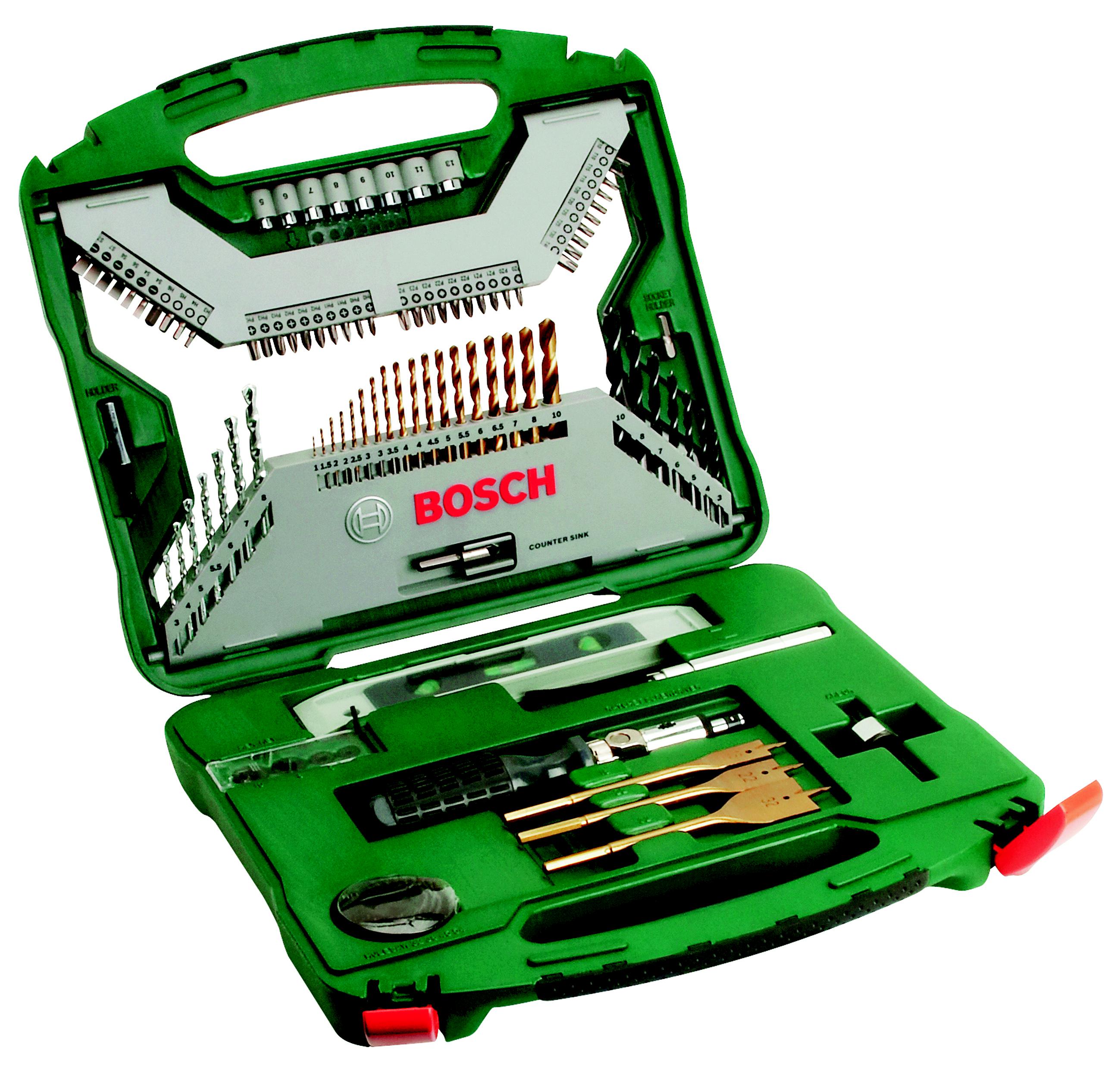

Набор бит и сверл BOSCH, X-LINE 100 TITANIUM (2607019330)