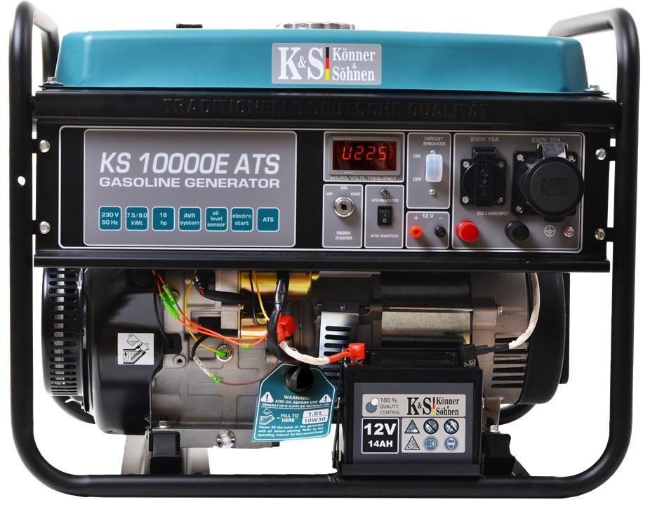 

Бензиновый генератор KONNER&SOHNEN, KS 10000E-ATS