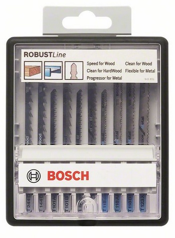 

Набор пилок BOSCH, дерево\металл,10шт (2607010542)