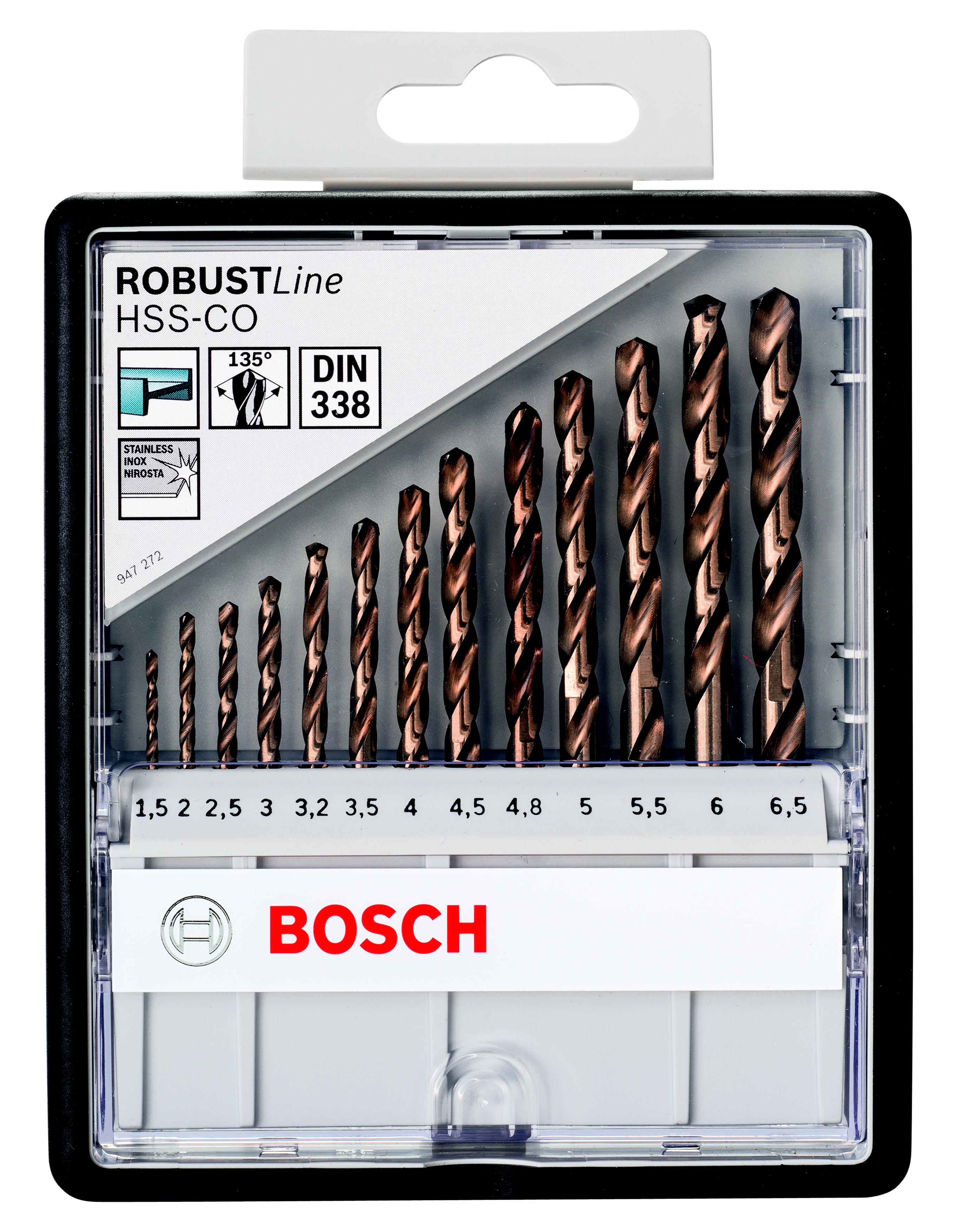 

Набор сверл BOSCH, Robust Line 13 шт (2607019926)