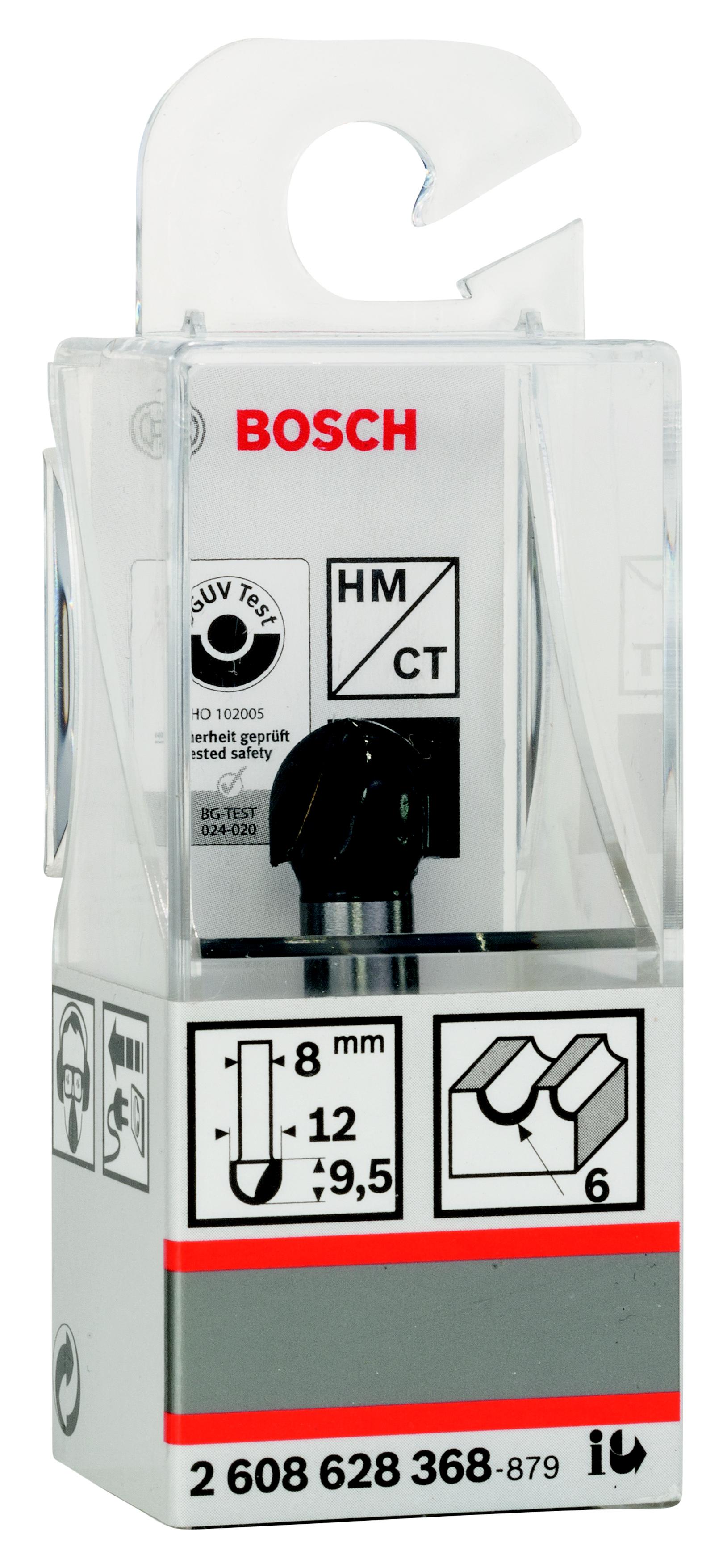 

Фреза BOSCH, Ф 12мм S 8мм I 9.5мм (2608628368)