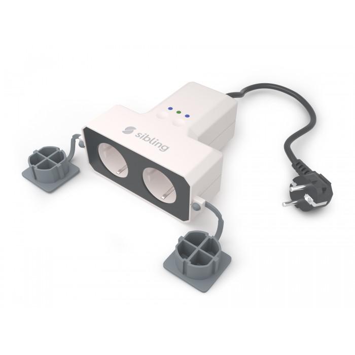 

Умная розетка WI-FI SIBLING, Белый/черный, Powerswitch-OD2