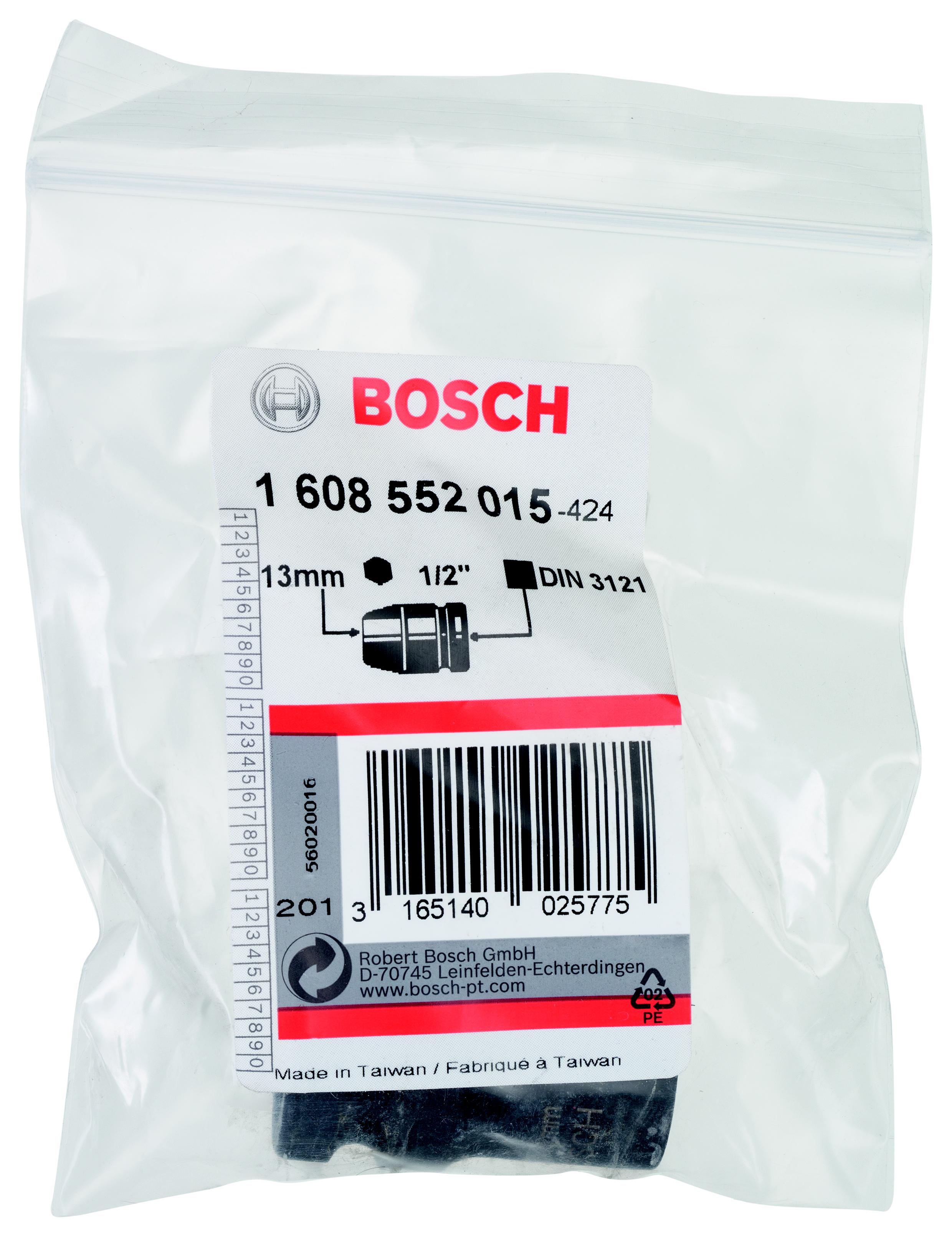 

Головка BOSCH, размер 13мм, H 40мм, S 1/2'' (1608552015)